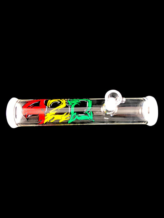 Large 420 Decal G/G Glass Steam Roller. Assorted