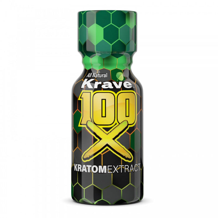 Krave Kratom 100x Extract Liquid Shot (12pcs/Display)