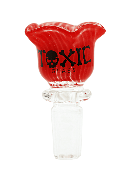 TXBL2 —  Rose Petal Bowl by MK Glass