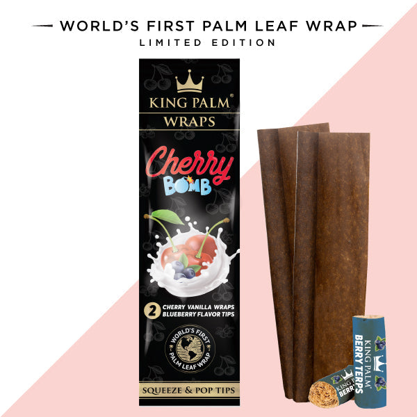 King Palm Cherry Bomb Wraps XL (15pk Display)