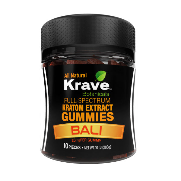 Krave 10ct Full Spectrum Kratom Extract Gummies 20mg
