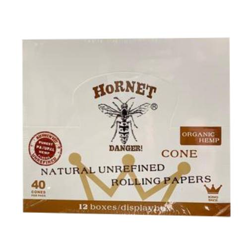 Hornet Classic Organic King Size Cones