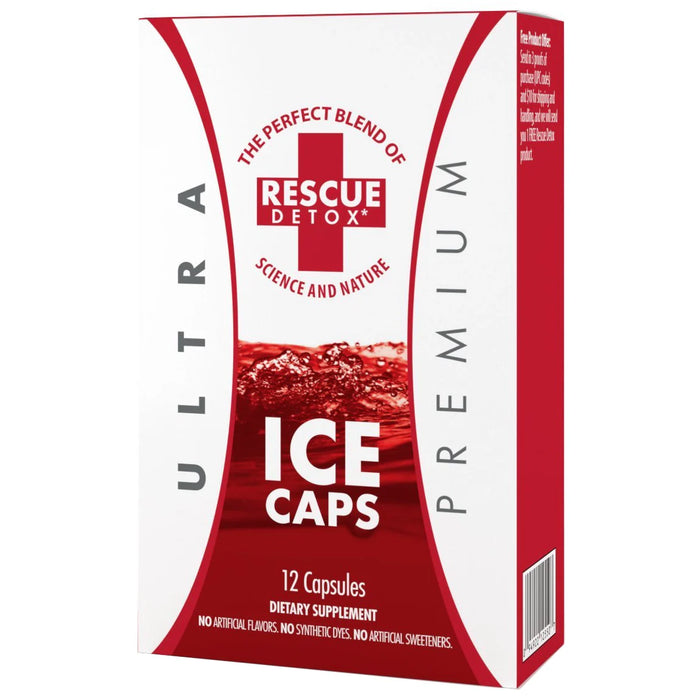 Rescue Detox Ultra Premium Ice Caps 12 Capsules