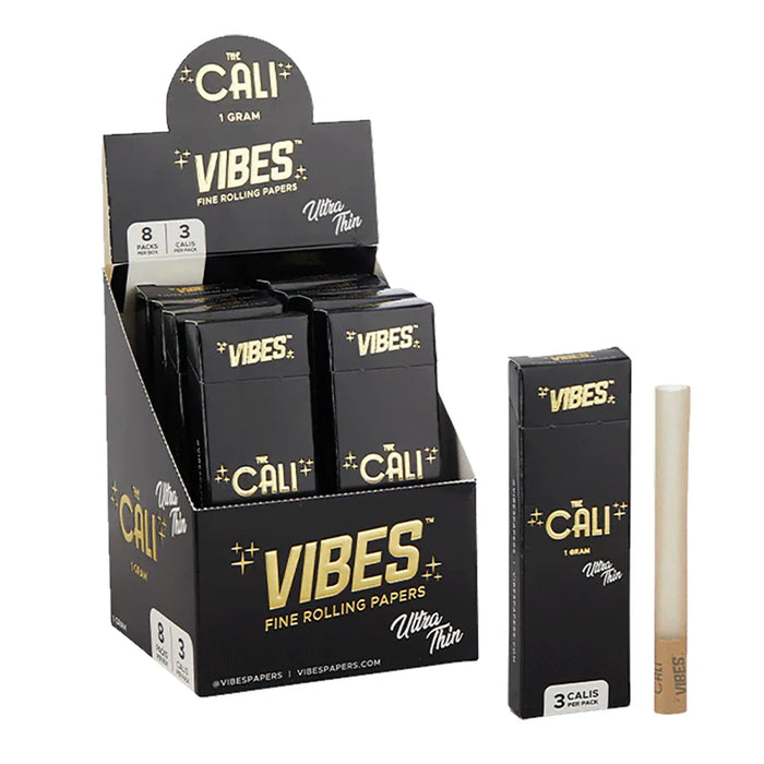 VIBES - The Cali 1 Gram Ultra Thin Paper (3 per pack / 8 per Display)