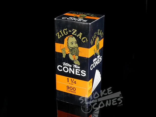 Zig Zag Ultra Thin Cones 1 1/4 900 Cones (6dis/cs)