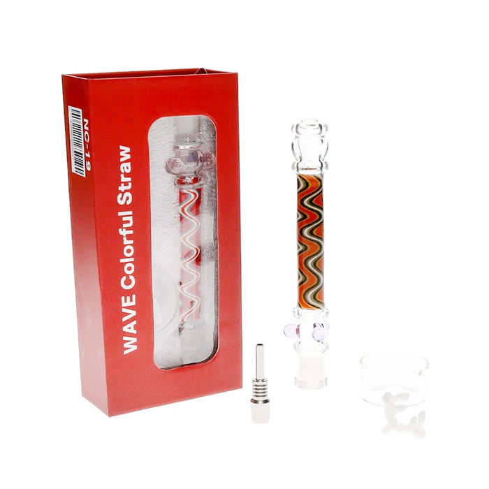 Wave Colorful Nectar Collector Straw NC-19