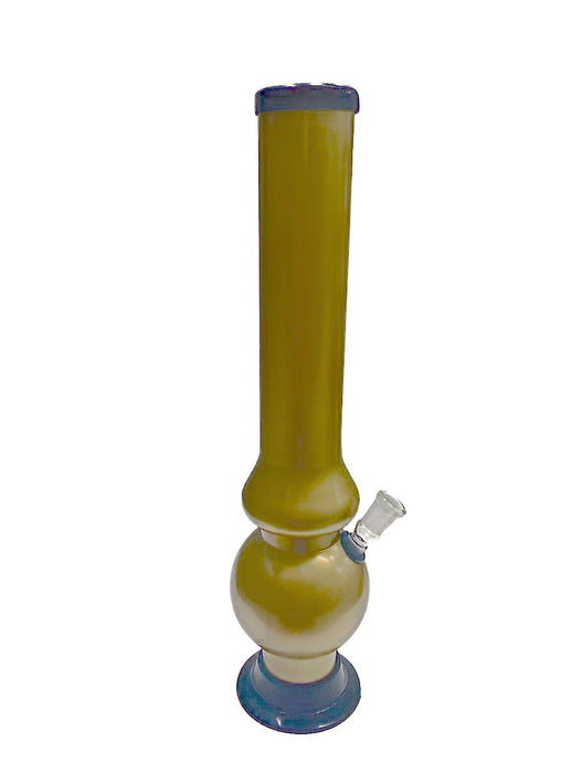 Gold G/G Acrylic 15"x2" Water Pipe