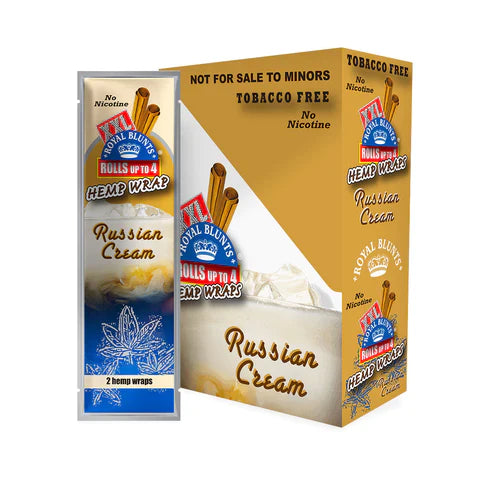 Royal Blunts XXL Hemp Wraps Russian Cream Flavor