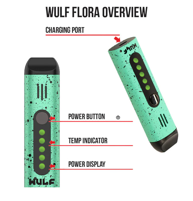 Wulf Flora Dry Herb Vaporizer Kit by Yocan