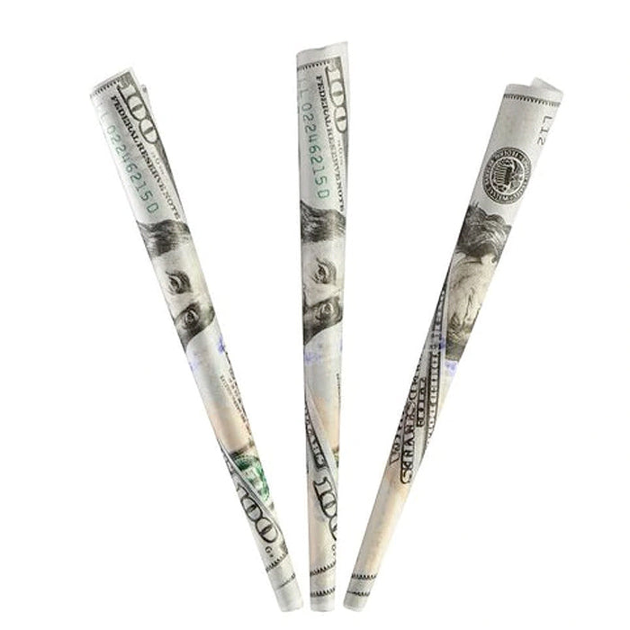 GreenBacks Pre-Rolled Cones $100 Bill