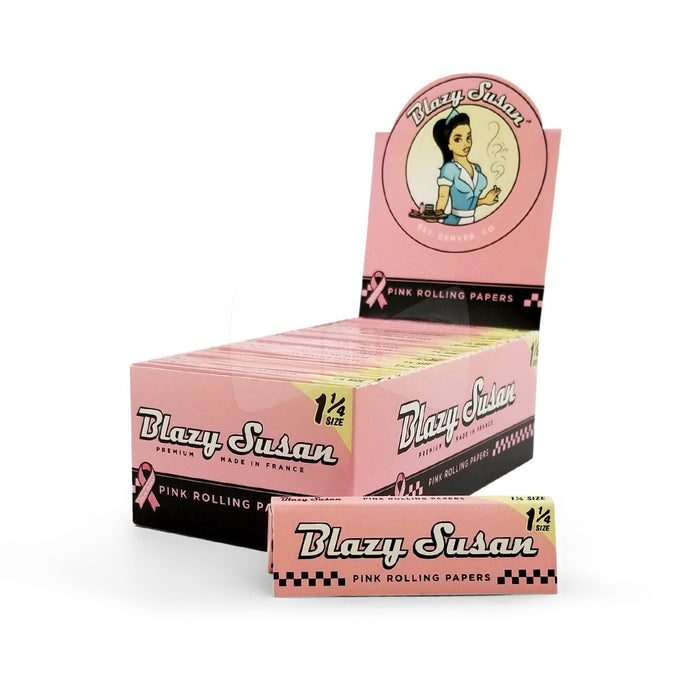 Blazy Susan 1 1/4" Size Rolling Papers - 50 Packs Per Display