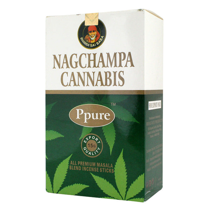 Ppure NagChampa Cannabis 15g Incense