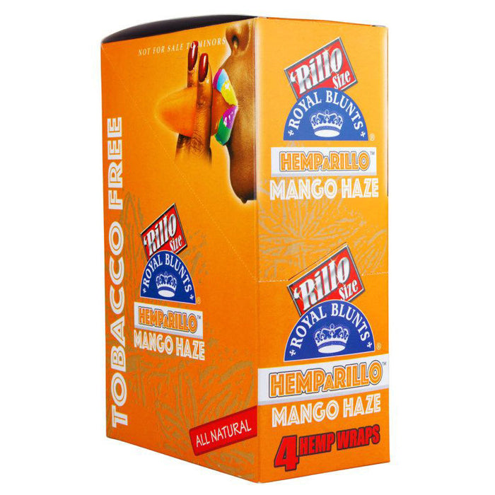 Royal Blunts Hemparillo Rillo Size (4 wraps per Pouch / 15 per Display) Mango