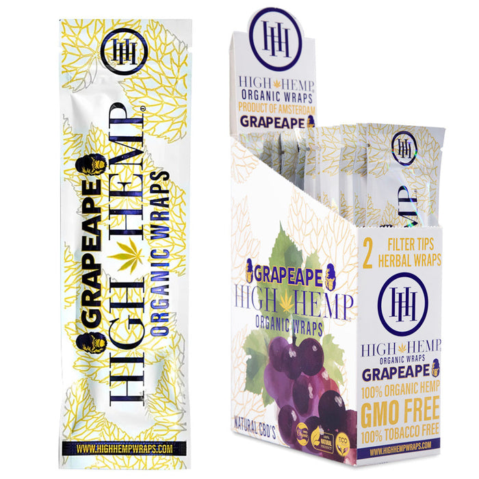 High Hemp GrapeApe Organic Wraps
