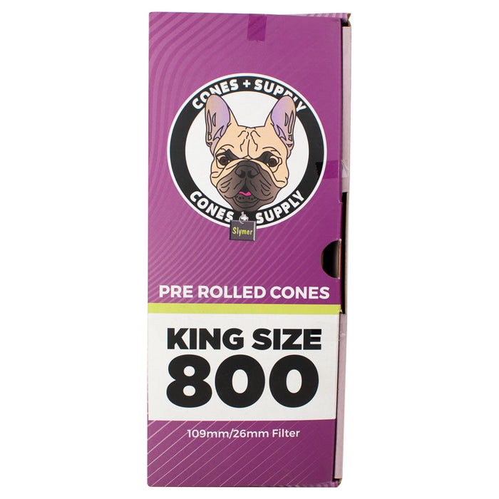 Cones Supply Natural King Size Pre-Rolled Cones  109mm/26mm Filter (800ct)