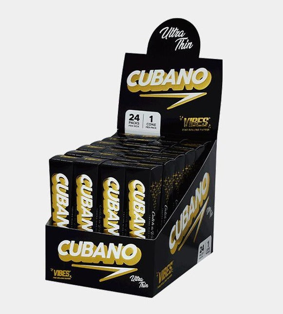 Vibes - Cubano Ultra Thin Cones (24packs of 1 Cone)